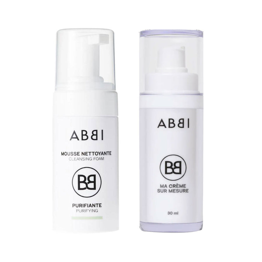 Coffret INLAB Crème Sur-Mesure + Mousse Nettoyante