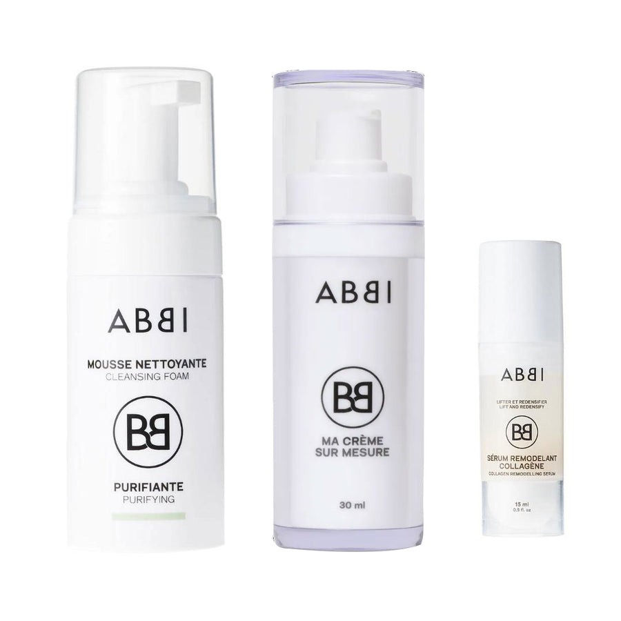 Coffret INLAB Crème Sur-Mesure + Sérum + Mousse Nettoyante